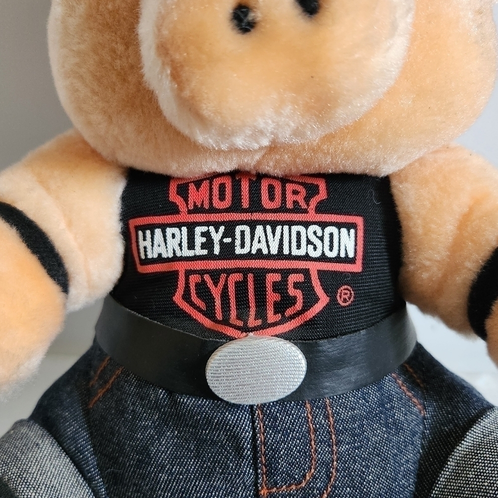 Harley Davidson H-D Vintage 1993 Collectible 10" Plush Stuffed Hog Pig - Picture 6 of 13